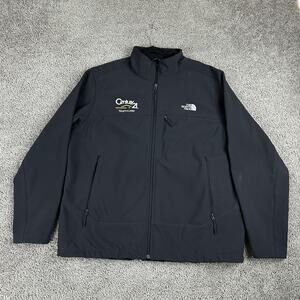 The North Face Jacket Mens XL Black Apex Bionic 2 WindWall Softshell Zip C757